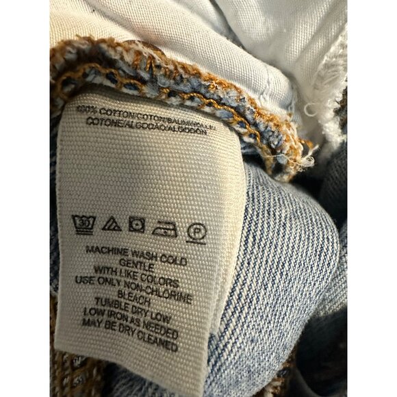 WE THE FREE heart of gold patchwork wide leg jean 26 - Picture 6 of 11